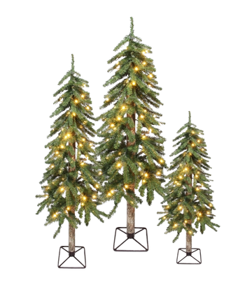 3', 4' and 5' Alpine Trees Set