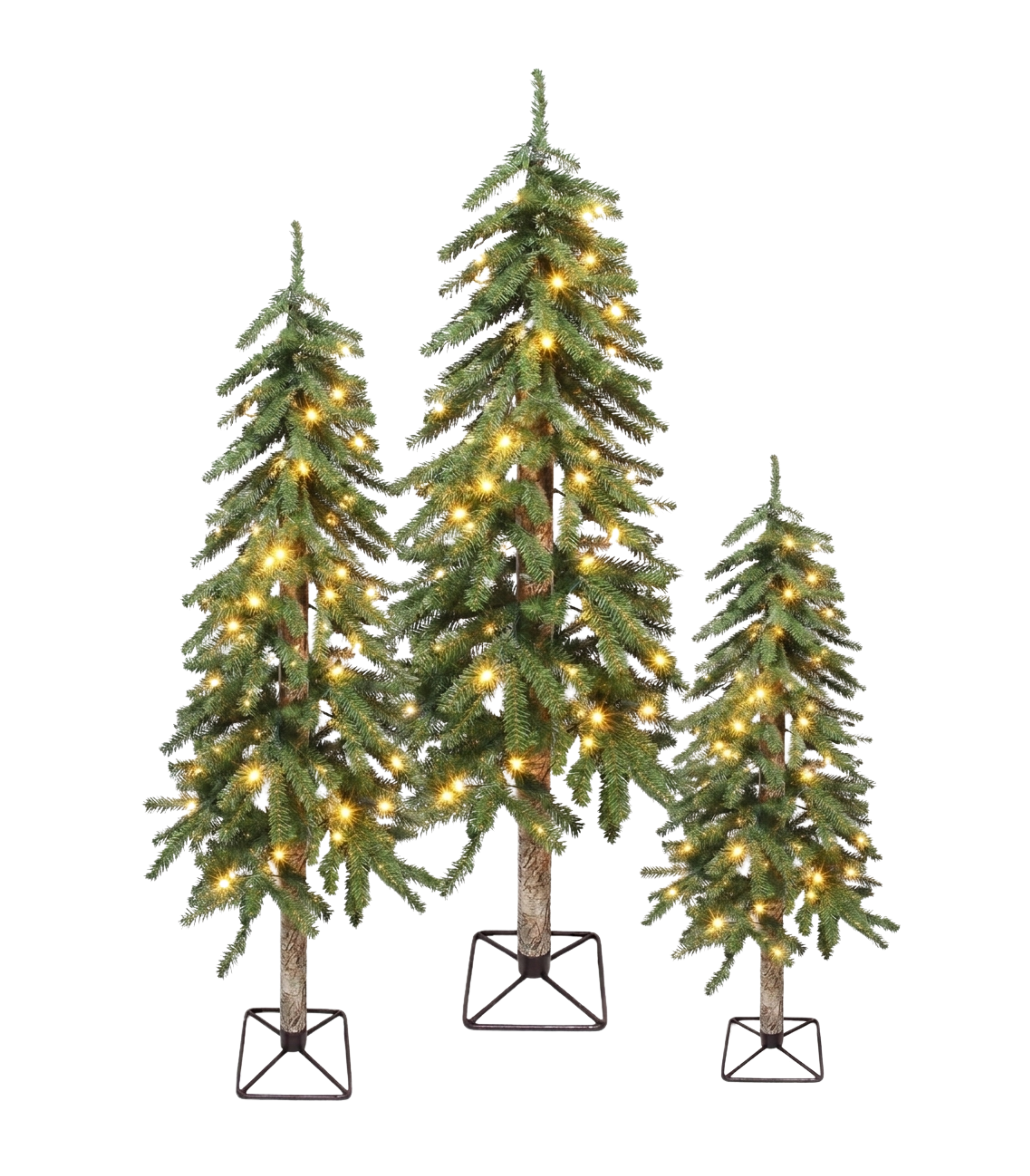 3', 4' and 5' Alpine Trees Set